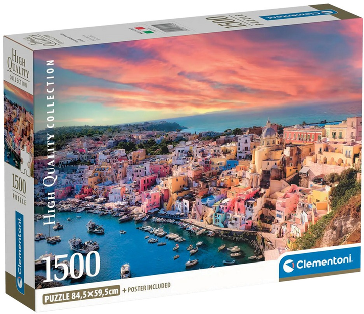 Пазл Clementoni High Quality Picturesque Procida Island 1500 елементів (8005125317219) - зображення 1