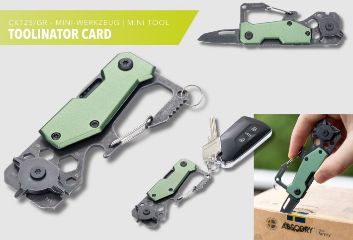 Мультінструмент "TOOLINATOR CARD" 10 функцій, сталевий - Фото 5 Мультінструмент "TOOLINATOR CARD" 10 функцій, сталевий - изображение 5