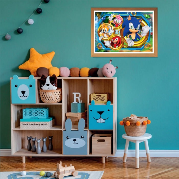 Puzzle Clementoni Super Kolor Box Sonic The Hedgehog 180 elementów 29796 (8005125297962) - obraz 3