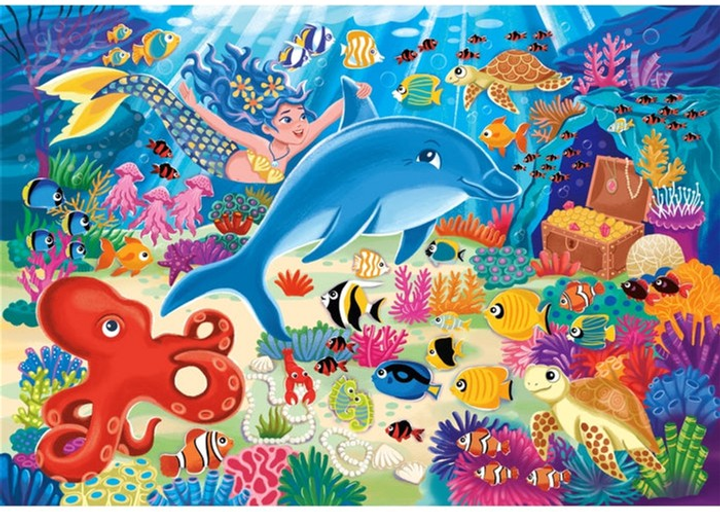 Puzzle Clementoni Super Kolor Undersea Fun 30 elementów 20837 (8005125208371) - obraz 2