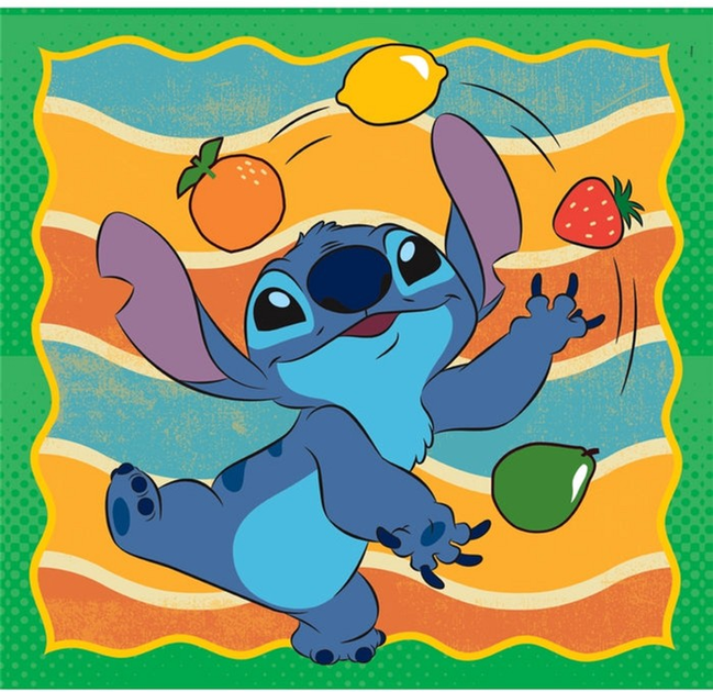 Puzzle Clementoni Super Kolor Disney Stitch 3 x 48 elementów 25062 (8005125250622) - obraz 4