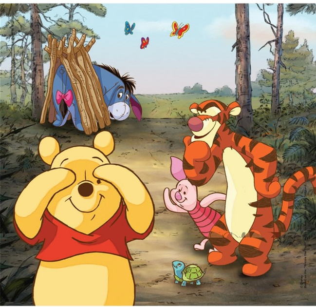 Puzzle Clementoni Super Kolor Disney Winnie The Pooh 3 x 48 elementów 25063 (8005125250639) - obraz 4
