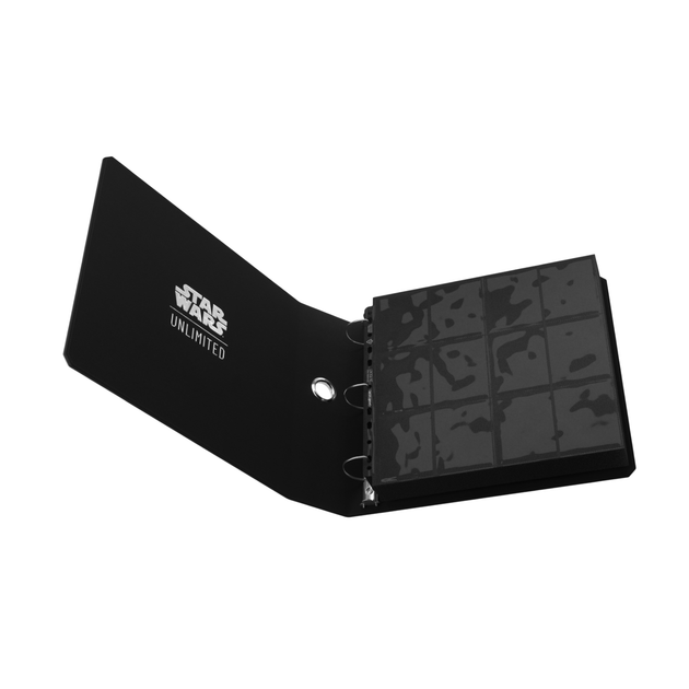 Сегрегатор для карток Gamegenic: Star Wars Unlimited Card Game - Premium Cardport XL - Slipcase Ring Binder 24-Pocket - Black GGS33010ML (4251715417430) - зображення 6
