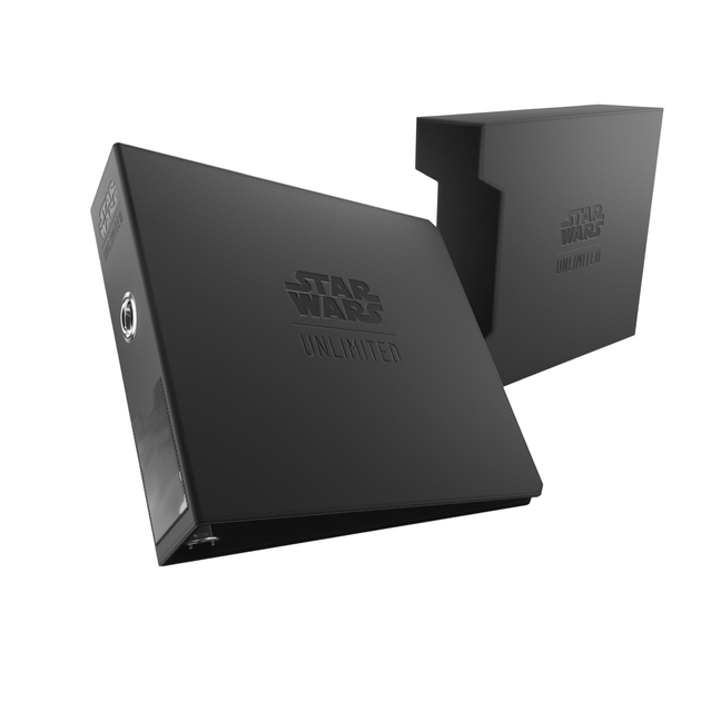 Сегрегатор для карток Gamegenic: Star Wars Unlimited Card Game - Premium Cardport XL - Slipcase Ring Binder 24-Pocket - Black GGS33010ML (4251715417430) - зображення 8