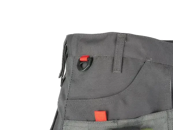 Напівкомбінезон робочий TVARDY T01025 XXL розмір з бавовни та поліестеру 11 кишень регульовані бретелі укріплення на колінах світловідбивальні елементи - зображення 4