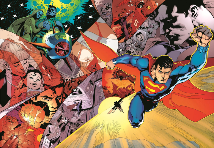 Puzzle Clementoni Super DC Superman 104 elementy 25075 (8005125250752) - obraz 2