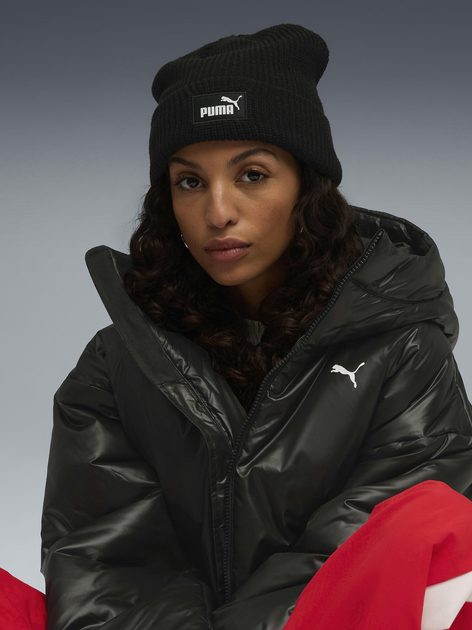 Czapka Puma Ess High Crown Beanie 2641001 One Size Czarna (4069157729024) - obraz 2