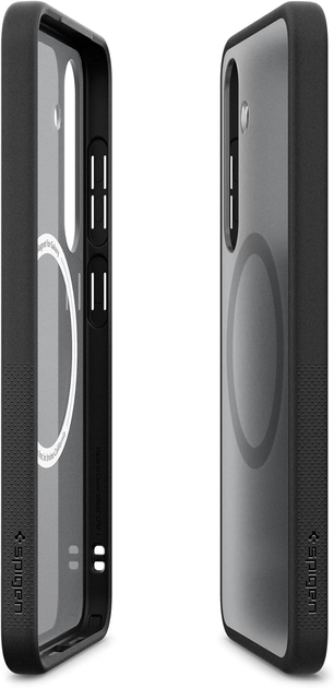 Панель Spigen Capella GP-FPS931PGBJW з магнітним кільцем MagFit для Samsung Galaxy S25 Black (8809971239509) - зображення 5