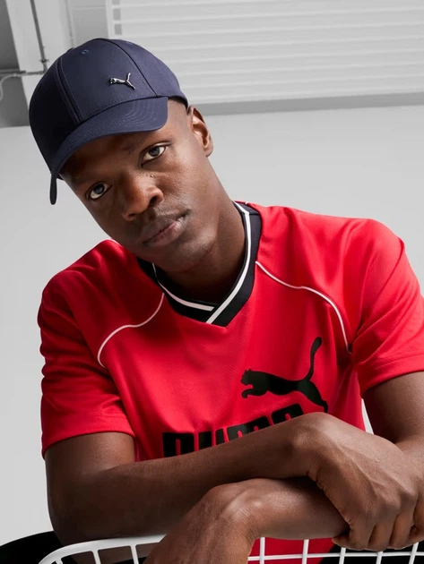 Czapka z daszkiem Puma Ess Metal Cat Bb Cap 2599406 L Granatowa (4067983508332) - obraz 2