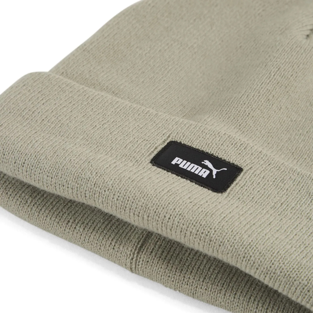 Czapka Puma Ess Mid Crown Beanie Lux 2640003 One Size Khaki (4069157729161) - obraz 4