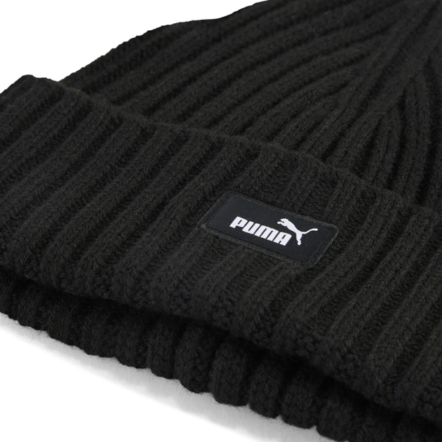 Шапка Puma Ess Fisherman Beanie 2640101 One Size Чорна (4069157729253) - зображення 4