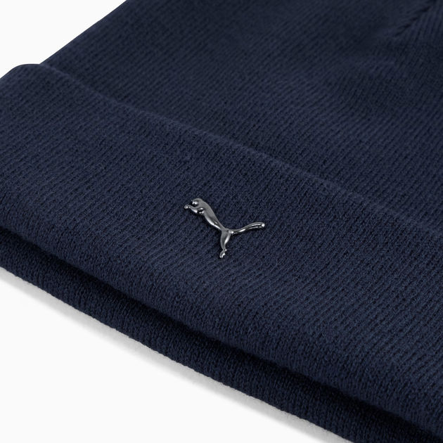 Czapka Puma Metal Cat High Crown Beanie 2640402 One Size Granatowa (4069157728980) - obraz 4