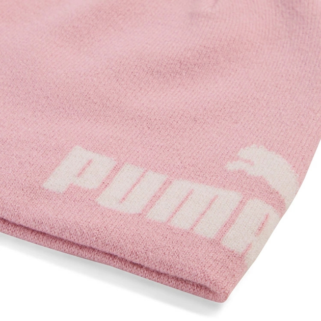 Дитяча демісезонна шапка біні Puma Ess Mid Crown Cuffless Beanie Jr 2656002 Рожева (4069157147781) - зображення 3