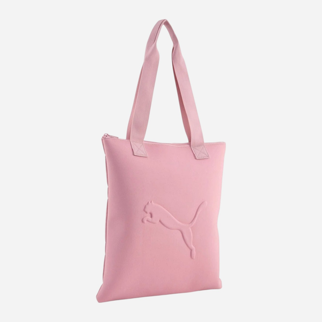 Torba shopper damska materialowa duża Puma Buzz Tote 9115710 Różowa (4069156960756) - obraz 1