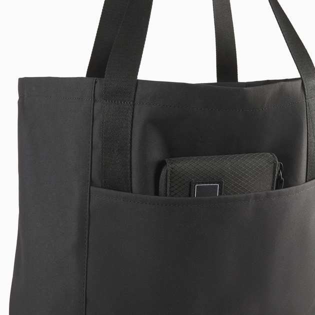 Torba shopper damska materialowa duża Puma Campus Shopper 9129401 Czarna (4067984160508) - obraz 6