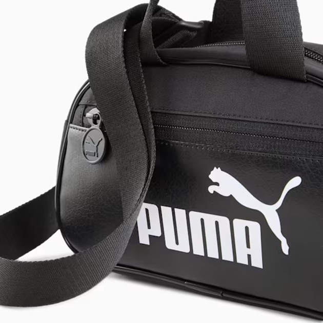 Torba przez ramię męska sportowa materialowa Puma Campus Mini Grip Bag 9129601 Czarna (4067984160522) - obraz 4