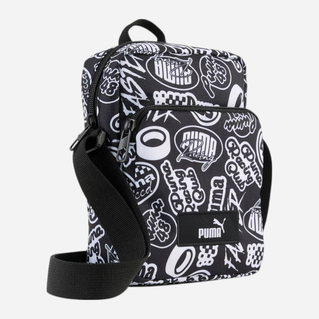 Torba przez ramię męska sportowa materialowa Puma Academy Aop Portable 9148908 Wielobarwna (4069156959897) - obraz 1