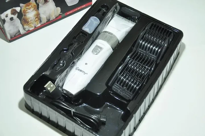 Машинка триммера для стрижения животных Gemei GM-634 аккумуляторная машинка для груминга - изображение 3