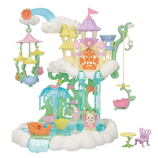 Zestaw figurek Sylvanian Families Skytop Fairy Castle SLV5815 (5054131058152) - obraz 2