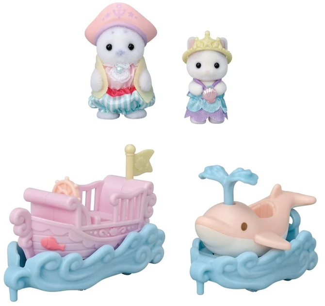 Zestaw figurek Sylvanian Families Amusement Park Ride Set - Ride the Waves SLV5820 (5054131058206) - obraz 2