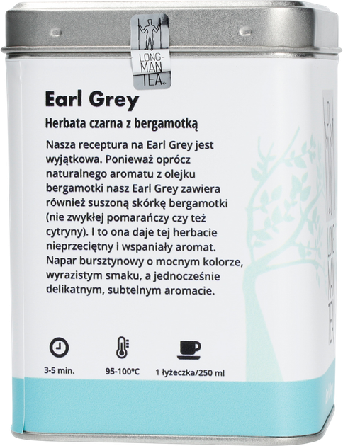 Чай розсипний Long Man Tea Earl Grey в банці 120 г (5903299988095) - зображення 3