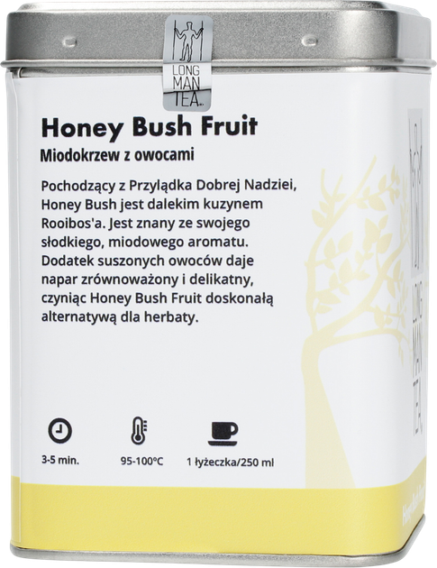 Herbata sypana Long Man Tea Honey Bush Fruit w puszce 120 g (5903299988200) - obraz 3