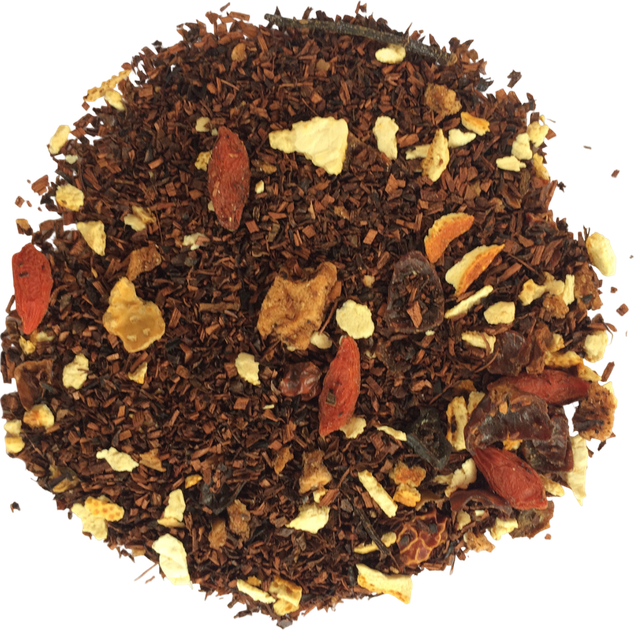 Herbata sypana Long Man Tea Honey Bush Fruit w puszce 120 g (5903299988200) - obraz 6