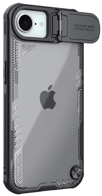 Etui Nillkin Iceblade Prop z oslona obiektywu i podstawka na Apple iPhone 16e Black (6902048296329) - obraz 2