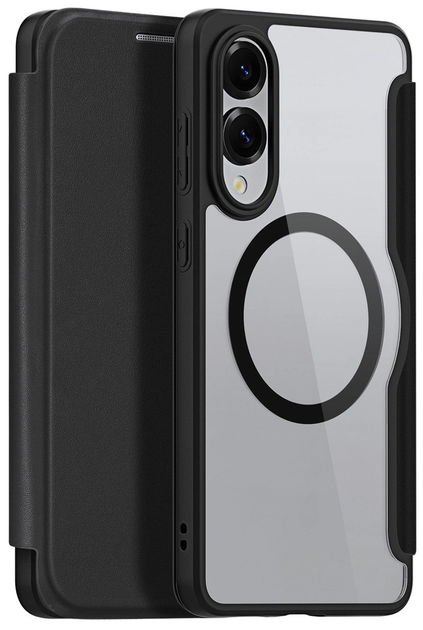 Etui z klapką DUX Ducis Skin X Pro z MagSafe na Samsung Galaxy S25 Edge Black (6971824157758) - obraz 1