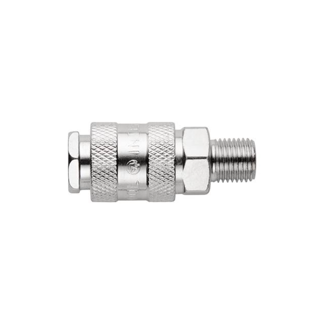 Швидкороз'ємне з'єднання Intertool із зовнішнім різьбленням 1/4" (PT-1805) - Фото 3 Швидкороз'ємне з'єднання Intertool із зовнішнім різьбленням 1/4" (PT-1805) - зображення 3