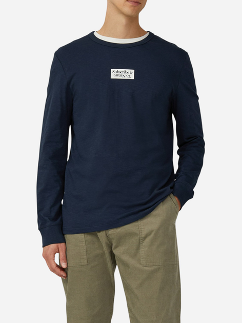 Longsleeve męski s.Oliver 10.3.11.12.130.2169274-59D1 M Granatowy (4099978181046) - obraz 1