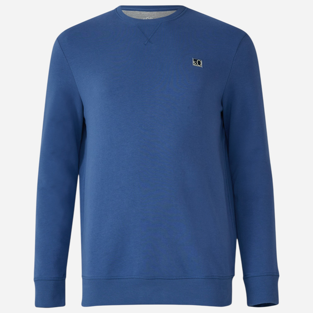 Bluza bez kaptura męska s.Oliver 10.3.16.14.140.2173870-5527 5XL Niebieska (4099978180544) - obraz 1