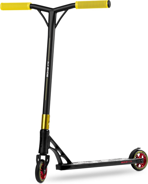 Hulajnoga wyczynowa Soke XTR Czarno-żółta 1500 (5903890603731) - obraz 1