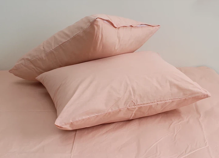 Комплект постільної білизни TAG Tekstil Pale Blush Сімейний - зображення 3