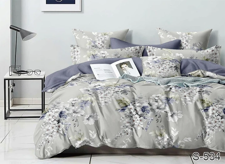 Комплект постельного белья с компаньоном Tag Tekstil S534 King Size (Евро maxi) - Фото 1 Комплект постельного белья с компаньоном Tag Tekstil S534 King Size (Евро maxi) - изображение 1