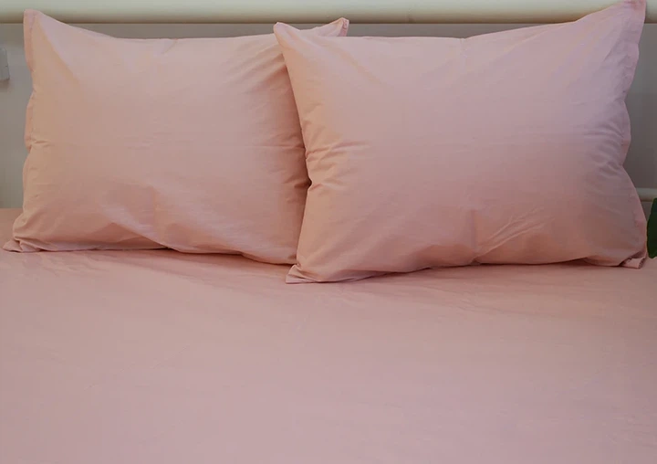 Простынь на резинке Tag Tekstil (160x200x20) Pale Blush - изображение 2