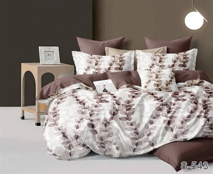Комплект постільної білизни з компаньйоном Tag Tekstil S543 King Size (Євро maxi) - Фото 1 Комплект постільної білизни з компаньйоном Tag Tekstil S543 King Size (Євро maxi) - зображення 1