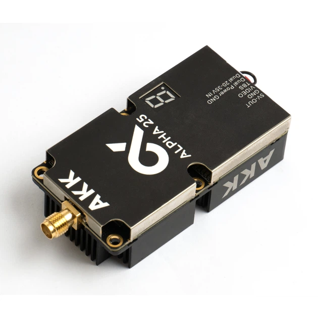 Відеопередавач (VTX) AKK Alpha 25W 4.9G-6G 96CH (A25) – фото