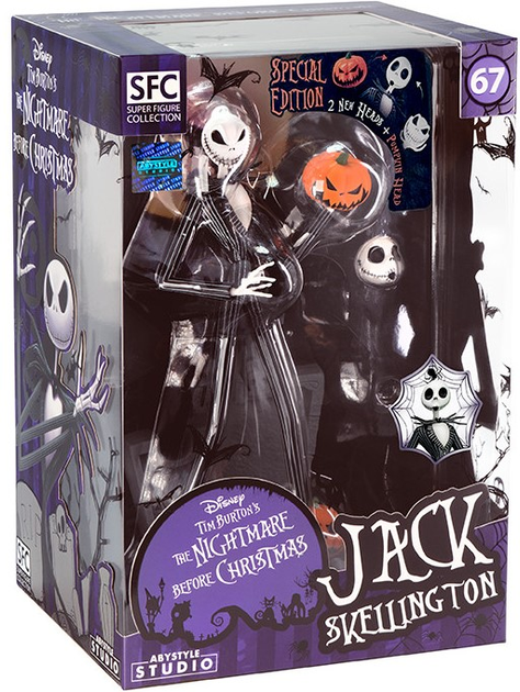 Figurka Abystyle Studio Disney Tim Burton's The Nightmare Before Christmas Jack Skellington 67 (3665361139287) - obraz 1