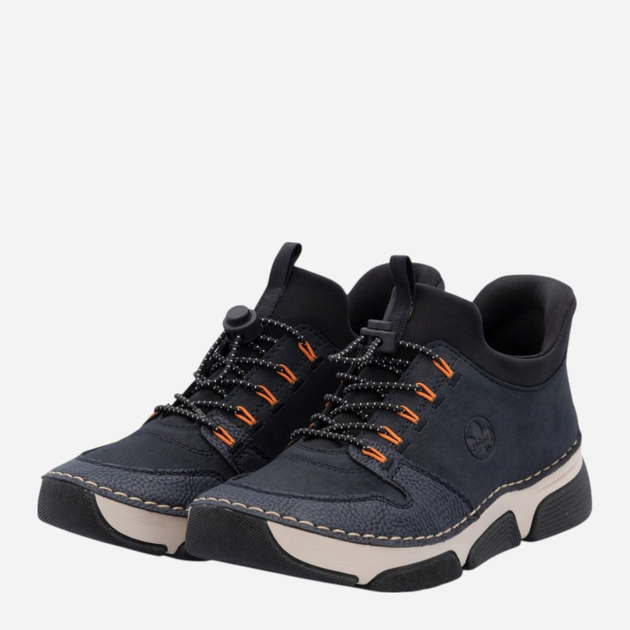 Sneakersy damskie Rieker 45963-14 41 (7.5UK) Ciemnogranatowe (4061811543656) - obraz 4