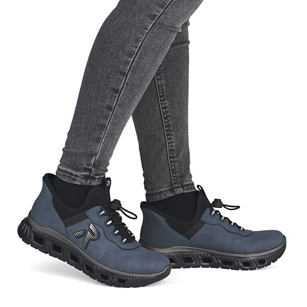 Sneakersy damskie Rieker M6065-12 36 (3.5UK) Niebieskie (4061811449897) - obraz 2