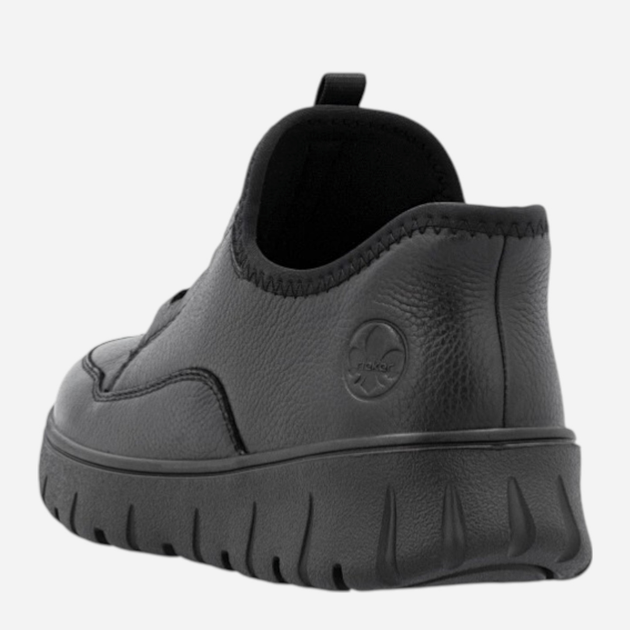 Sneakersy damskie skórzane Rieker N1357-00 36 (3.5UK) Czarne (4061811478910) - obraz 6