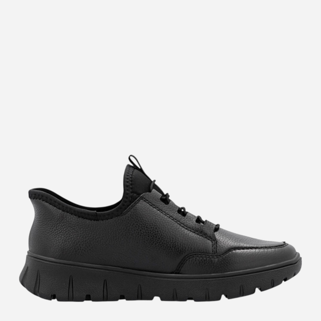 Sneakersy damskie skórzane Rieker N1357-00 38 (5UK) Czarne (4061811478934) - obraz 3