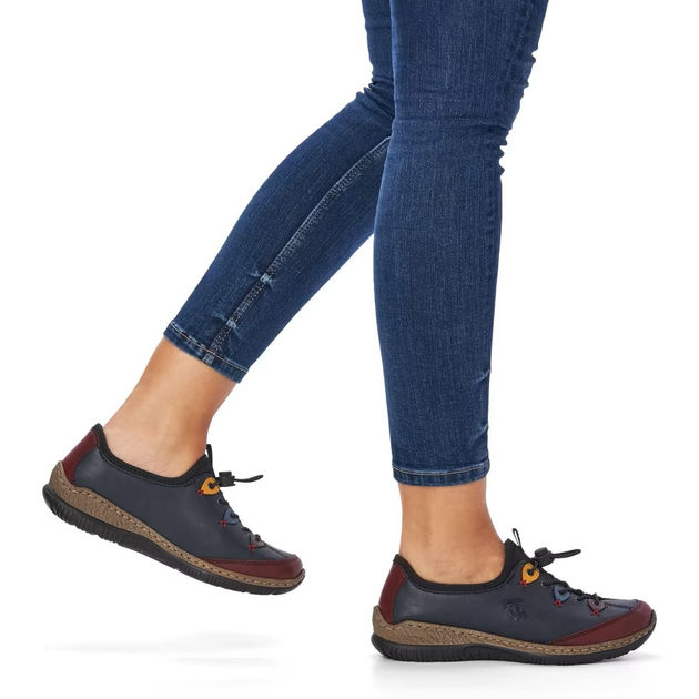 Sneakersy damskie Rieker N3271-35 37 (4UK) Ciemnogranatowe (4059954053156) - obraz 2