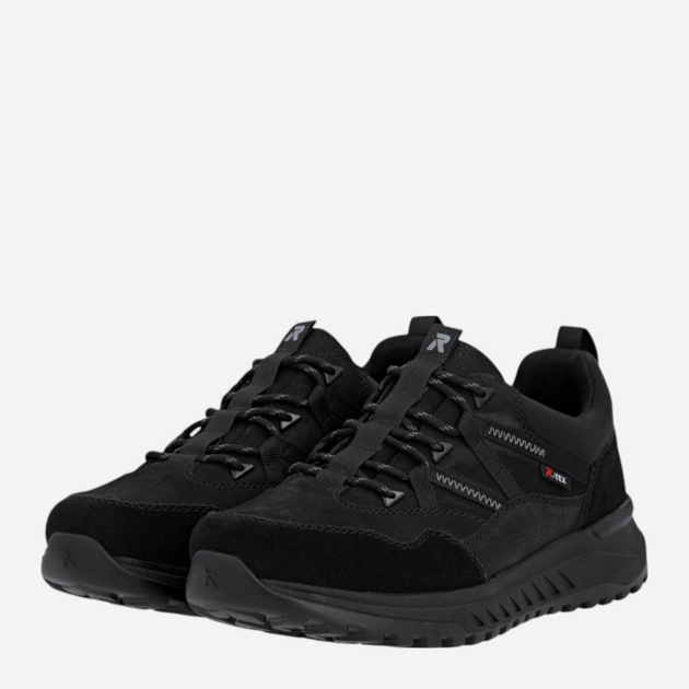 Sneakersy męskie z membraną Rieker U0104-00 44 (9.5UK) Czarne (4061811477715) - obraz 2