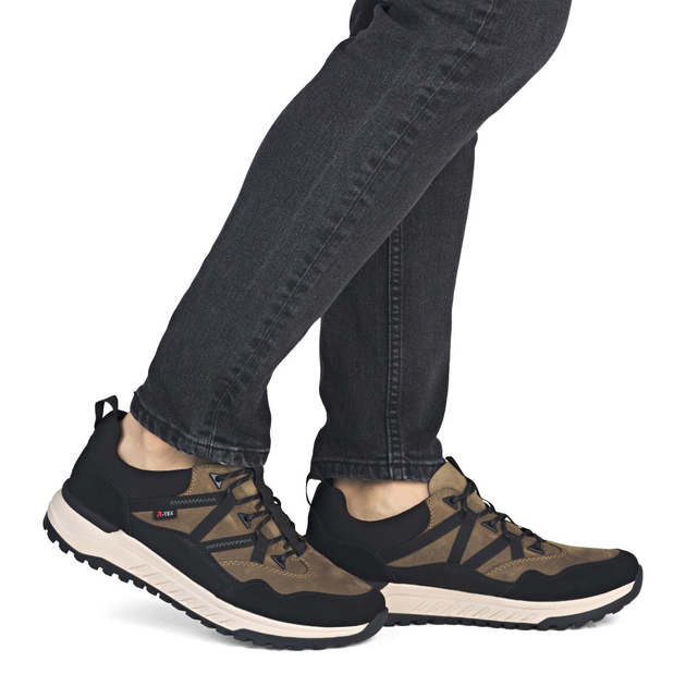 Sneakersy męskie z membraną Rieker U0104-20 42 (8UK) Beżowe (4061811477784) - obraz 2