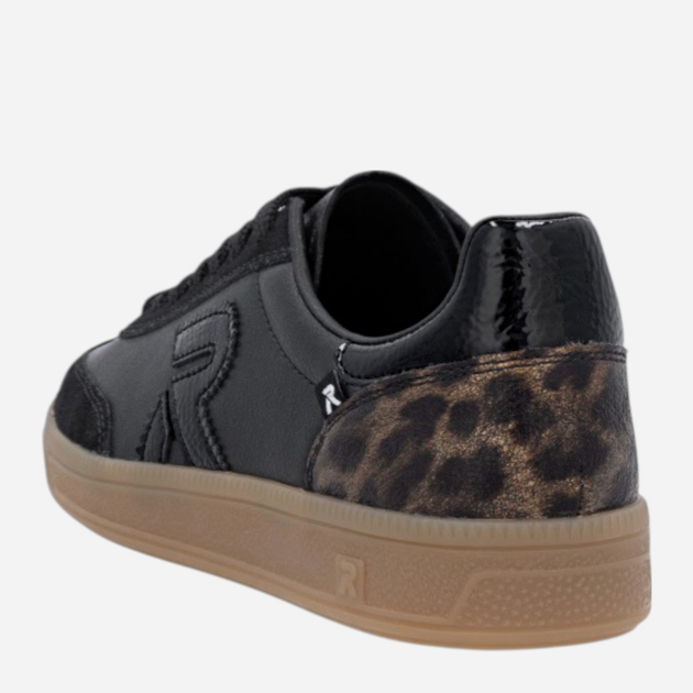Sneakersy damskie skórzane Rieker W2200-03 39 (6UK) Czarne (4061811586516) - obraz 6