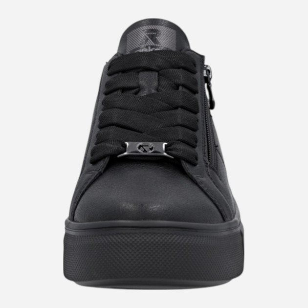 Sneakersy damskie na platformie Rieker W2605-02 38 (5UK) Czarne (4061811595235) - obraz 5