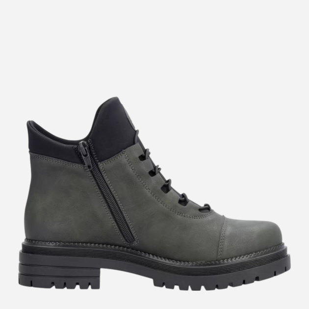Жіночі черевики високі Rieker Y3163-54 38 (5UK) Хакі (4061811737307) - зображення 3