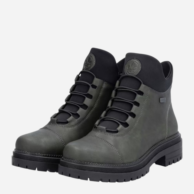 Trapery damskie wysokie Rieker Y3163-54 39 (6UK) Khaki (4061811737314) - obraz 4